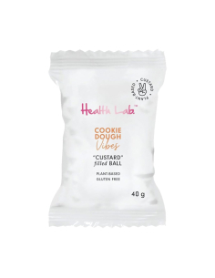 Health Lab Cookie Dough Vibes Custard Filled Ball 40g x 12